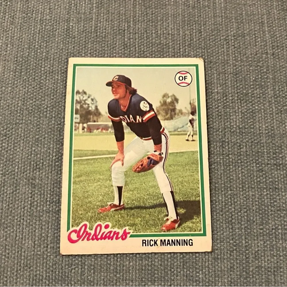 1978 Topps Cleveland Indians Baseball Card Trading Card